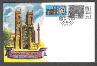 1966 Abbey Ordinary On Connoisseur Fdc - House Of Lords Cds.  Cat £150 Bradbury