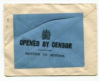 Uk Gb - 1915 George V Cover To Holland - Opened & Returned To Sender By Censor -