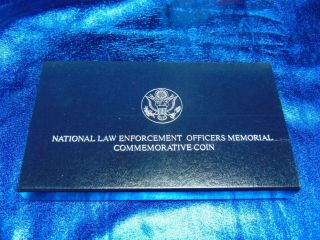 1997 - P National Law Enforcement Officers Memorial Commemorative $1 Proof Pkg