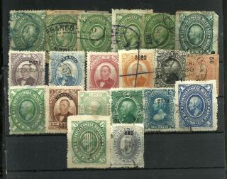 Mexico Lot 20 Old Different Stamps,  Variable Quality