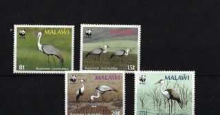 Malawi Sg759/62,  1987 Wattled Crane Mnh
