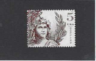 Us Sc 5297 $5.  00 Freedom Stamp Off Paper