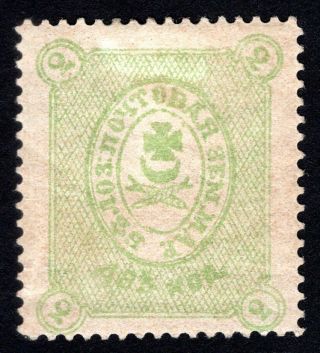 Russian Zemstvo 1884 Belozersk Stamp Solovyov 30 Mh Cv=12$ Lot4