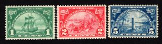 Usa 1924 Set Of Stamps Scott 614 - 16 Mnh/mh Cv=20.  5$