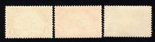 USA 1924 set of stamps Scott 614 - 16 MNH/MH CV=20.  5$ 2