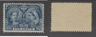 Mnh 5 Cent Queen Victoria Diamond Jubilee Stamp 54 (lot 15591)