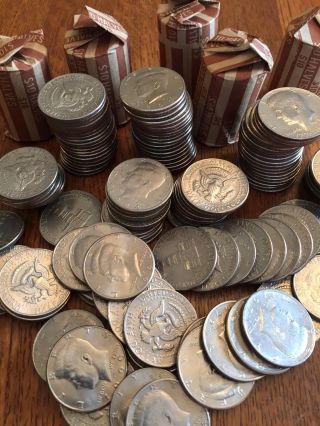 20 Mixed Kennedy Half Dollars 1971 - 2001 P & D Marks - $10 Roll