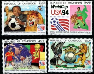 Cameroon Cameroun Kamerun 1994: Football Worldcup Usa,  Complete,  Mnh