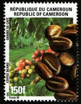 Cameroon Cameroun Kamerun 1998: Coffee Beans 150 F,  Mnh