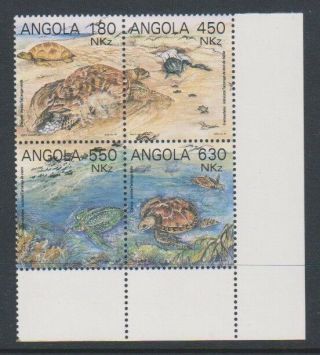 Angola - 1993,  Sea Turtles Set - Mnh - Sg 1029/32