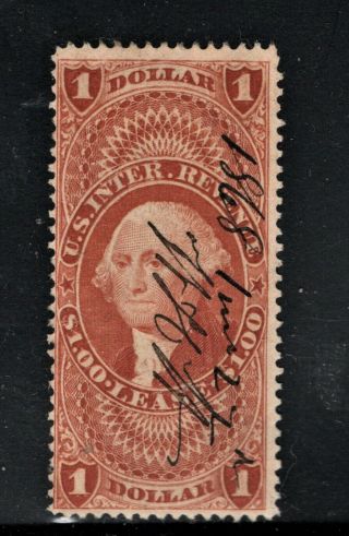 Hick Girl Stamp - U.  S.  Revenue Stamp Sc R70c Lease Q375