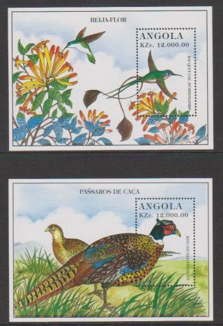 Angola - 1997,  Birds Sheets X 2 - Mnh - Sg Ms1151