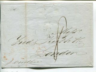 Brazil Stampless Cover From Bahia To London 1848