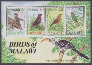 Malawi - 1985 Birth Bicentenary Of John J Audubon Ms - Um / Mnh