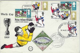 Great Britain 1966 Football World Cup Commemorative Cover