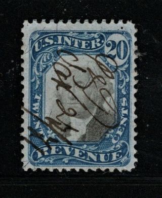 Hick Girl Stamp - U.  S.  Revenue Stamp Sc R111 1871 2nd Issue Q337