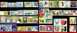 Brazil 1994 All Commemorative Stamps Of The Year,  48v,  Mnh
