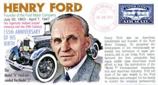 Coverscape Computer Generated 155th Anniversary Of The Birth Of Henry Ford Cover