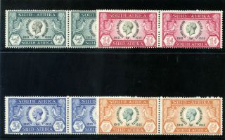 South Africa 1935 Kgv Silver Jubilee Set Complete Mnh.  Sg 65 - 68.  Sc 68 - 71.