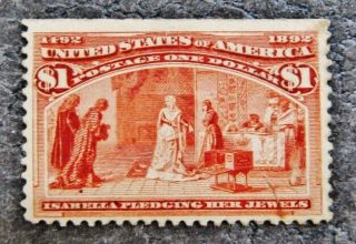 Nystamps Us Stamp 241 $1100 Repaired