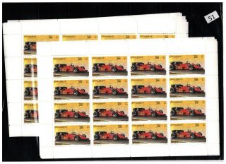 == 11x Somalia 2001 - Mnh - Cars - Ferrari - 176 Stamps