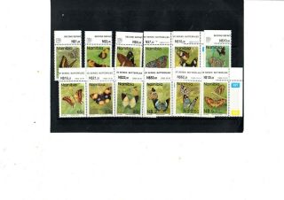 A Selection Of Unmounted Stamps From Namibia Butterflies