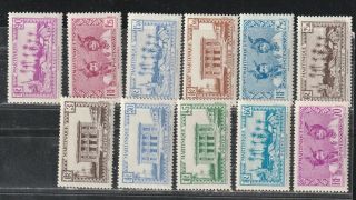 1939 French Colony Stamps,  Martinique Full Set Mh,  Yt 175 - 85