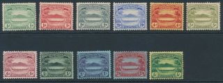 Sg 8 - 17 British Solomon Islands 1908 ½d - 5/ - Set Of 11 Lightly Mounted.