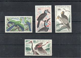 Old Stamps Of Mali 1965 93 - 96 Mnh Birds 48.  - Euro
