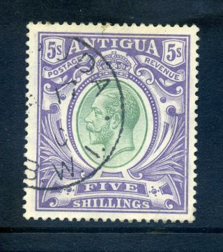 Antigua 1913 5 Shillings Fine