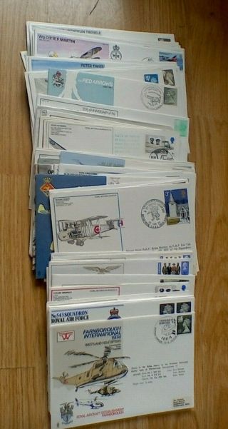 Selection Of Signed/unsigned Flight Covers (approx 110)
