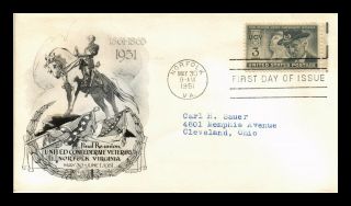 Dr Jim Stamps Us United Confederate Veterans Scott 998 Fdc Day Lowry Cover