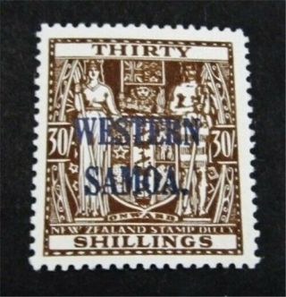 Nystamps British Samoa Stamp 199 Og H $200