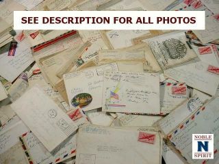 Noblespirit {9176}us Wwii Army Soldiers Mail W/some Letters