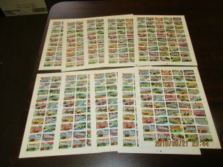 2002 34 Cent Greetings From America 10 Full Sheets,  Scott 3561 - 3610,  Nh