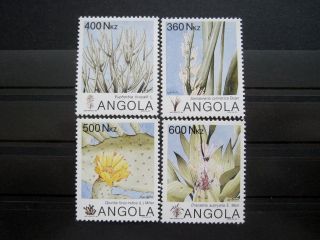 Angola Stamp,  1993 Cacti And Succulents Mnh
