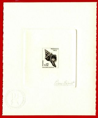 Monaco 1964 583,  Artist Signed Die Proof (1),  Fasciolaria T. ,  Shell