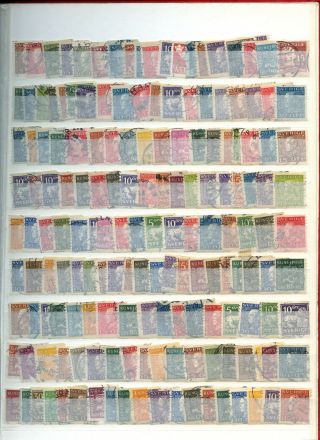 Sweden Stockpage Full Of Stamps W412