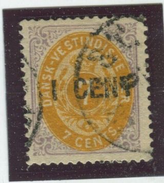Danish West Indies Stamps Scott 14,  F - Vf (x1508n)