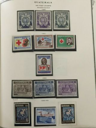 Guatemala Air Post 1960 - 1964 Stamps / 6 Pages (19)