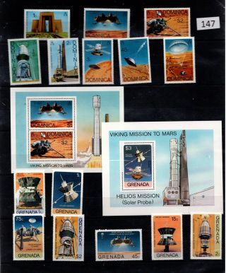 /// Dominica - Mnh - Space - Spaceships - Moon - Mars - M1