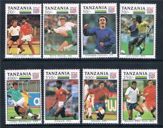 Tanzania 1994 World Cup Football Sg 1745/52 Mnh