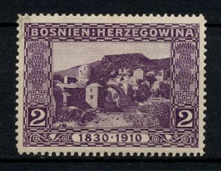(yyah 140) Bosnia Herzegovina 1910 Mlh Mich 46 Scott 47 Austria