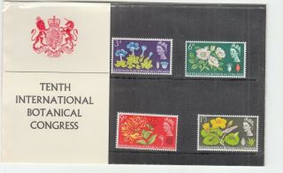 Gb 1964 International Botanical Congress Presentation Pack
