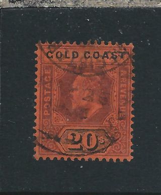 Gold Coast 1902 20s Purple & Black/red Fu Sg 48 Cat £250
