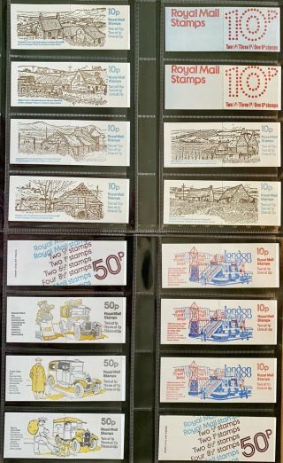 Gb Folded Machine Booklets 1986 - 1996