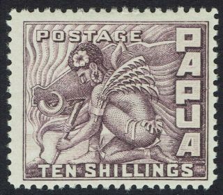 Papua 1932 Pictorial 10/ -