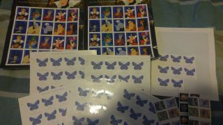 Postage Stamps Lot 71 Cent Eastern Blue Disney Villains Get 1 Forever Book