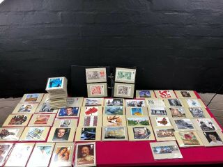 Job Lot 875 Assorted Royal Mail Phq Cards Postcards 85 Packs,  Album