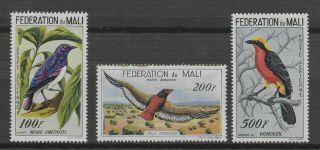 Mali 1960 Birds; Scott C2 - 4; Mnh